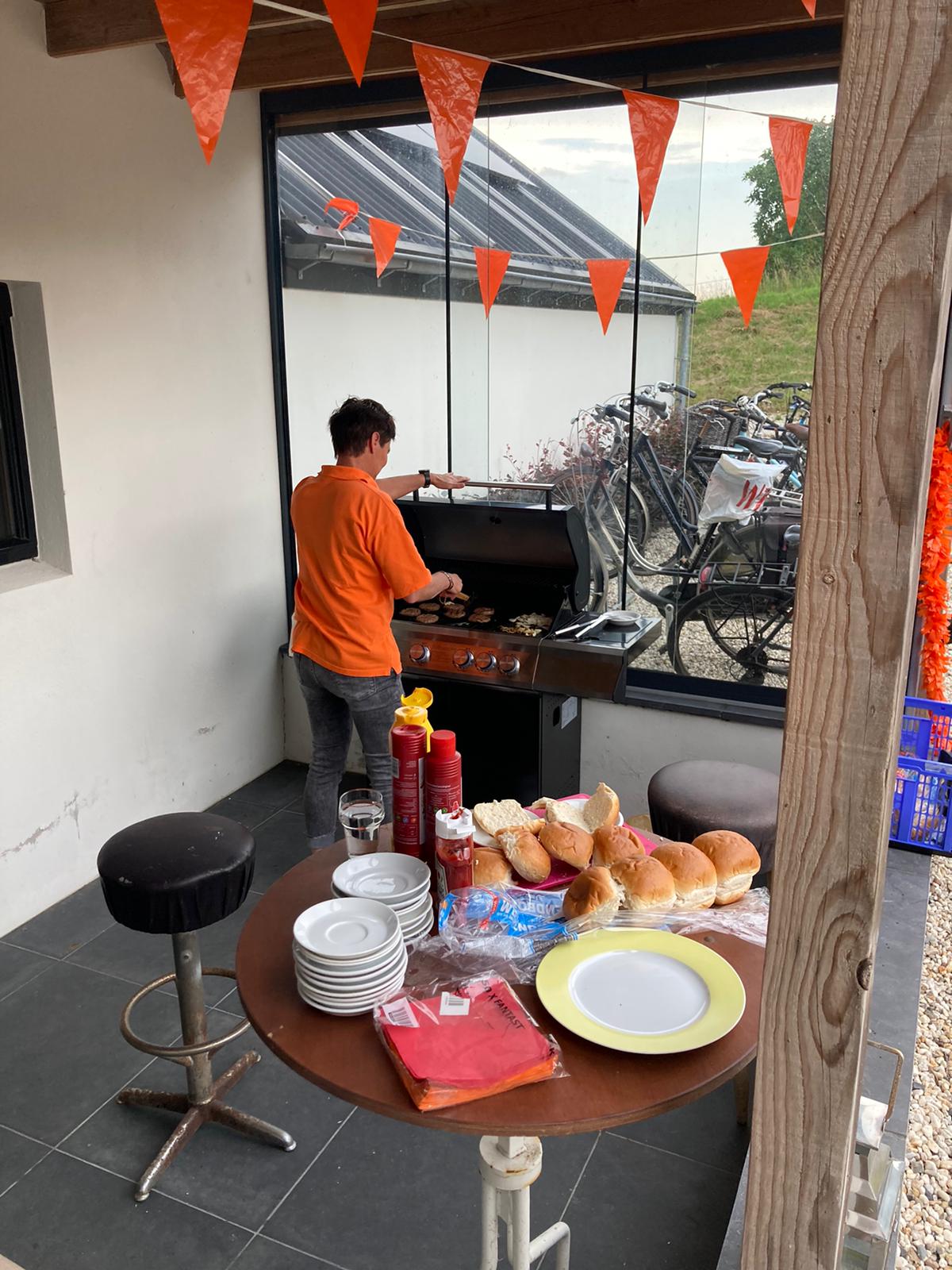 Voetbal & hamburgers